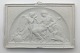 Royal Copenhagen Bisque Plate Amor at Bacchus