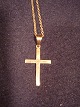 Gold Kreuz mit 
Kette.
 14k Gold 585
 Preis dkr. 
995,-
