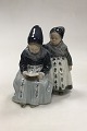 Royal Copenhagen Figurine Reading Amager Girls No. 1395
