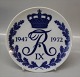 2 pcs in stock
Royal 
Copenhagen 
Commemorating 
King Frederik 
d. 9. 1947 - 
1972   In mint 
and ...