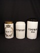 Apotheken Jars 
Porzellan
Royal 
Copenhagen mit 
Königskrone und 
Text CROCUS. H: 
15,5 cm. Lage 
jar ...