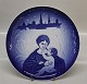 Bing and 
Grondahl and 
Royal 
Copenhagen 1987 
Merging 
Christmas plate 
by Svend 
Vestergaard 21 
cm ...