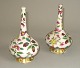 Paar 
Chinesische 
antike Vasen, 
c. 1880, mit 
Polychromie und 
Vergoldung.
 Design 
Schmetterlinge 
...