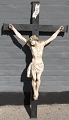 Christus 
Gestalt, 
Christi am 
Kreuz, 19. 
Jahrhundert. 
Kreuz schwarz 
lackiert Holz. 
Figur aus ...