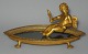 Franz&ouml;sische 
Schale, aus 
vergoldete&nbsp; 
Bronze, 
empire&nbsp;Form, 
19. 
Jahrhundert. 
Mit ...