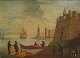 Italienische 
Künstler (17. 
Jh.) Ein 
fortificert 
italienischen 
Hafenstadt mit 
Leben auf der 
...