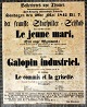 Theaterzettel, 
Vesterbroes nye 
Teater, 
Kopenhagen, 
1842. 
Auff&uuml;hrung 
der 
franz&ouml;sischen 
...