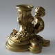 Kleine 
Französische 
vergoldeter 
Bronzeleuchter, 
19, 
Jahrhundert. 
Rokokostil. Mit 
Rocaillen und 
...