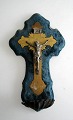 Beh&auml;lter 
f&uuml;r 
Weihwasser, 
Frankreich, 19. 
Jahrhundert. 
Mit vergoldet 
Messing Kreuz. 
...