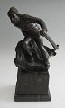 Schaffert, W. (1895 - 1915) Deutschland: Ein Fischer. Bronze. Gez. W. Schaffert FEC. H:. 24 cm. ...