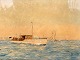 Tufnell, Eric 
Erskine 
Campbell (1888 
- 1979) 
England: Schiff 
Porträt 
"Lilida". 
Motorboot. ...