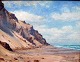Pedersen, 
Holger Topp 
(1883 - 1962) 
Dänemark: 
Sanddünen am 
Meer. Öl auf 
Leinwand. 29 x 
38 cm. ...