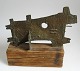 Salamon, Josef 
(1932 -) 
Dänemark: 
Komposition. 
Bronze auf 
Holz. Signiert: 
SALAMON. L:. 22 
cm. ...