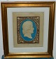 Framed Congreve 
print from 
Berlingske 
Tidende (News 
Paper) as 
relief of 
Bertel 
Thorvaldsen 
from ...