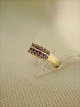 Ring mit 8 
Stück amatyster 
ca. 0,20 ct
 14k Gold 585
  Preis 
Dkr.1995, - 
Euro: 277,