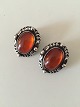 Georg Jensen 
Sterling Silver 
Annual Earclips 
with amber from 
1995. Measures 
2.3 cm / 0 
29/32 in. ...