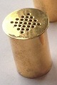Wiwen Nilsson 
Gilded Sterling 
Silver 
Salt/Pepper 
Shaker. 
Measures 2,5cm. 
Lund, Sweden.