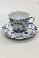 Royal Copenhagen Blue Fluted Full Lace Coffee Cup and ...