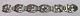 Armband in 
Silber, 20. 
D&auml;nemark. 
6 Renken mit 
Dekorationen in 
Form von 
Blumen. L:. 
18.5 cm. ...