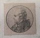 Unbekannter 
Künstler (18. 
Jahrhundert): 
Portrait. 
Radierung. 
Unsigned. 
Runde. Dia:. 
3,2 cm.