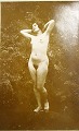 Erotische Foto um 1930. 14 x 9 cm.