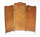 Three fly door screens, oak, motives in leather