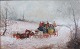 Rideout, 
Phillip Henry 
(1860 - 1920) 
England: 
Postkutscher. 
Ôel af pappe. 
Monogrammiert. 
15,5 x ...