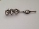 Georg Jensen 
Sterling Silver 
Jewelry Set of 
Ring, brooch 
and earclips No 
21, No 195 and 
No 81. ...