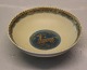 Royal 
Copenhagen 
Aluminia 
Faience 1006-31 
Bowl, Round, 
Deer in blue 
and gold 
ornamental rim 
5 x ...