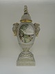 Royal 
Copenhagen. 
Vase with lid. 
Height 43 cm.