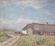 Holbak, Niels 
(1884 - 1954) 
Danmrk: Ein 
Bauernhof in 
den Dünen in 
Westjütland. Öl 
auf Leinwand. 
...