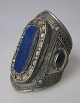 Afghanistan, 
Arm Schmuck, 
vernickelt Jh. 
Silber 20. 
Metall mit 
Dekorationen 
und 
Lapislazuli. 
H:. ...