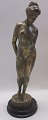Bronze Figur einer nackten Frau. . 19. Jahrhundert signiert: Damant. France. Fu&szlig;e aus ...