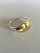 Hans Hansen 
Sterling Silver 
Bangle/Bracelet 
No 251, Gilded.
Measures: 
Inner Diameter 
6.4 cm / 2 ...