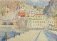 Winsløv Lasse 
Nielsen (1911 - 
2006) Dänemark: 
Der Hafen von 
Amalfi. 
Aquarell. Gez. 
Lasse Winsløv 
...