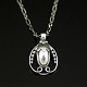 Georg Jensen 
Heritage 
Pendant of the 
Year 1990. 
Silverstone.
Sterling 
Silver 925 S.
45 cm. ...