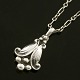 Georg Jensen 
Heritage 
Pendant of the 
Year 1993. 
Silverstone.
Sterling 
Silver 925 S.
45 cm. ...