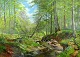 Pryn, Harald 
(1891 - 1968) 
Dänemark: Der 
Wald bei 
Herlufsholm, 
Naestved. 
Signiert: 
Harald Pryn ...