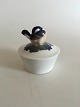 Royal 
Copenhagen Art 
Nouveau Lidded 
dish with Bird 
No 600/587.
Measures 10cm 
x 10cm (4cm x 
...