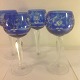 Roemer Glas 
blau.
Höhe: 18,5 cm.
groß 3 ...