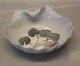 Royal 
Copenhagen 
004-017 B RC 
Art Nouveau 
Bowl with 
flower 5 x 19 x 
18 cm painter 
62 - pre 1923 
...