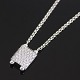 Georg Jensen 
Arctic Pavé 
Pendant in 18kt 
White Gold with 
Pavé set of 
Diamonds 0.62 
ct.
Designed ...