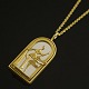Georg Jensen 
'Sunshine & 
Night' Pendant 
Ballerina with 
mirror. #5201
Brass 
goldplated with 
14 ...