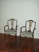 Zwei Sessel Hepplewhite Stil
