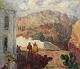 Vantore, Mogens 
(1895 - 1977) 
Dänemark: 
Sierra Nevada, 
Spanien. Öl auf 
Leinwand. ...