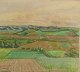 Iversen, 
Kræsten (1886 - 
1959) Dänemark: 
Landschaft. 
Aquarell. 45 x 
55 cm. 
Signiert: 
Kresten ...