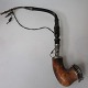Dänische 
meerschaumspfeife, 
19. Jahrhundert 
Länge: 43 cm. 
Mit 
versilberten 
Deckel.