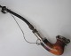 Dänische 
meerschaumpfeife, 
19. 
Jahrhundert. 
Länge: 54 cm. 
Mit silber 
Deckel und 
Scharniere mit 
...