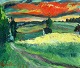 Johnsen, 
Eckhardt (1911 
- 1955) 
Dänemark: 
Landschaft. Öl 
auf Leinwand. 
Signiert: 
Eckhardt 53,65 
...