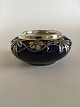 Royal 
Copenhagen Bowl 
with A. 
Michelsen 
Silver Mounted 
Art Nouveau 
Top. The bowl 
is in nice ...